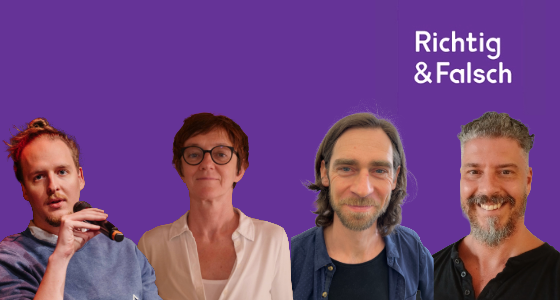 Coverbild mit den Gästen dieser Folge: Simon Brezina, Elli Scambor, Dieter Breitwieser-Ebster und Alexander Grohs.