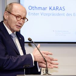 Erster Vizepräsident des EP a.D., Othmar Karas